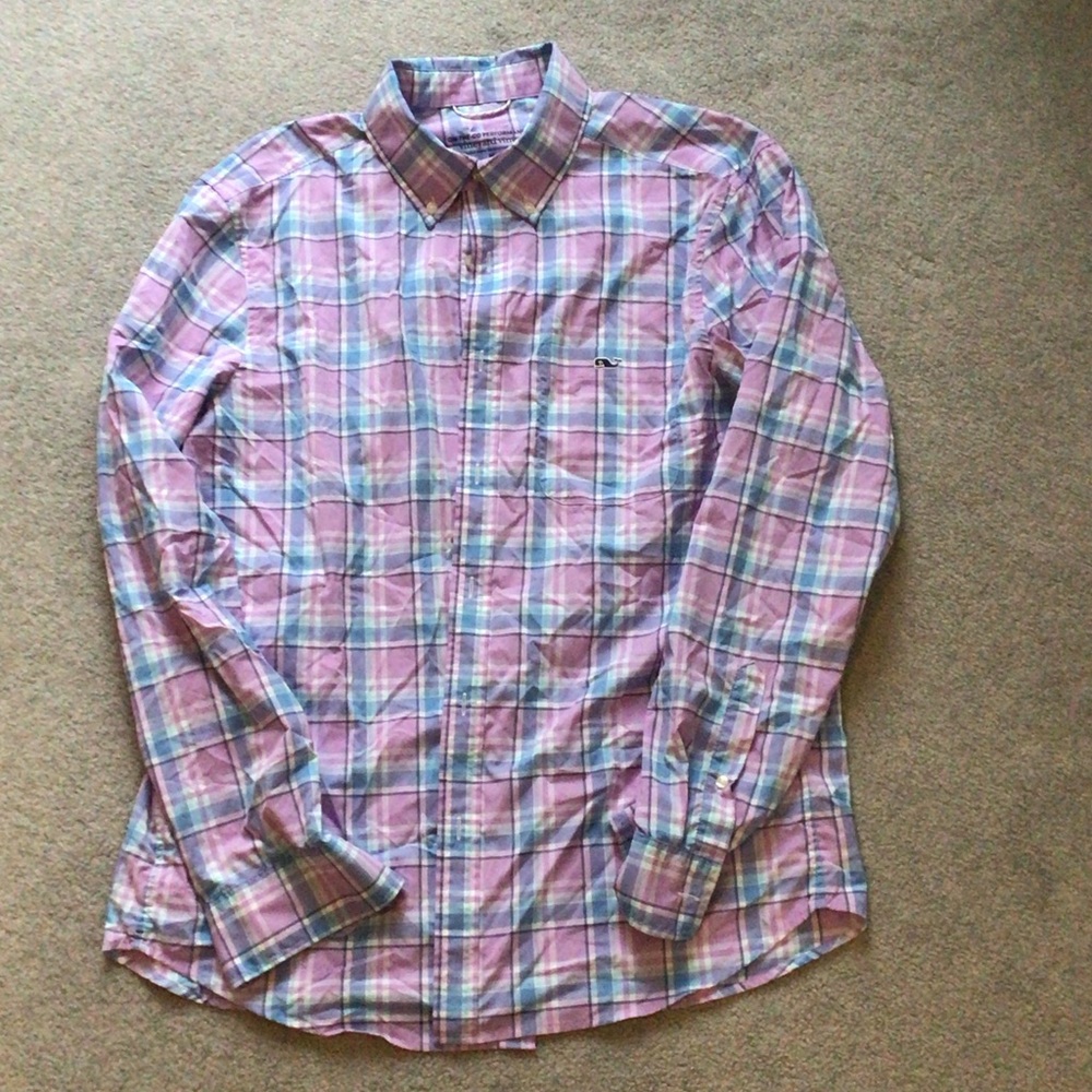Vineyard Vines Performance Plaid Shirt